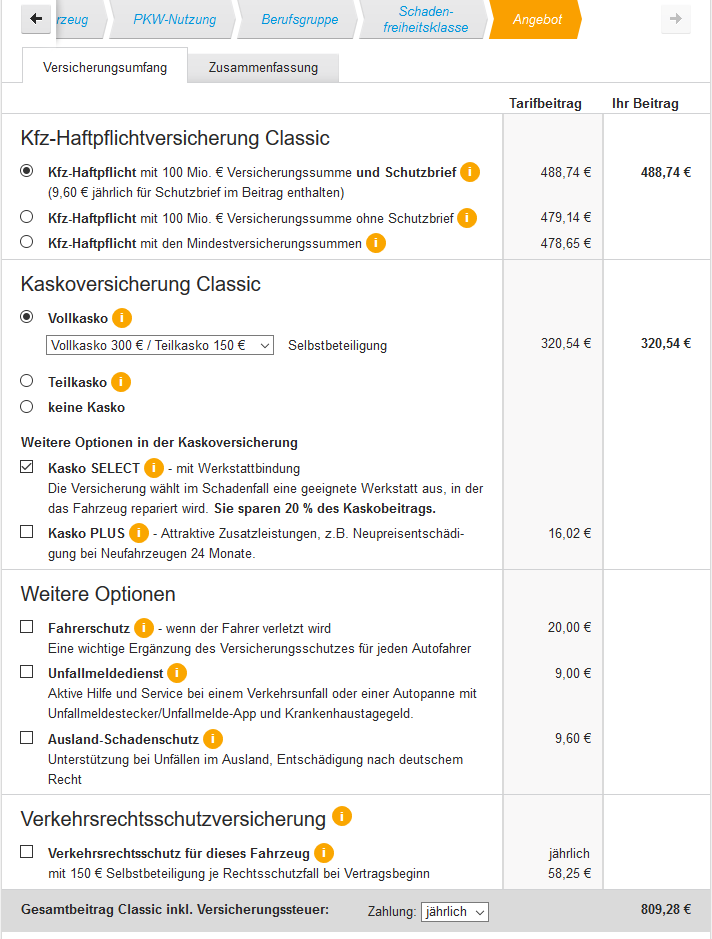 Huk24-Rechner - Mit dem Versicherungsrechner zum ...