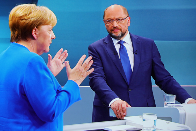 TV-Duell Martin Schulz gegen Angela Merkel