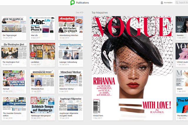 Große Auswahl bei Pressreader aus der Stadtbibliothek.
