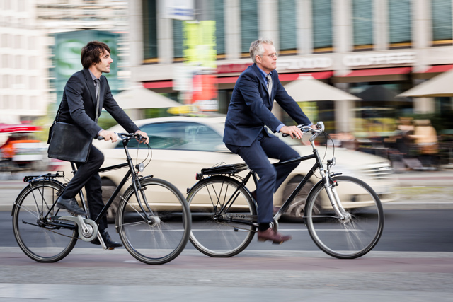 Radfahrer in Berlin