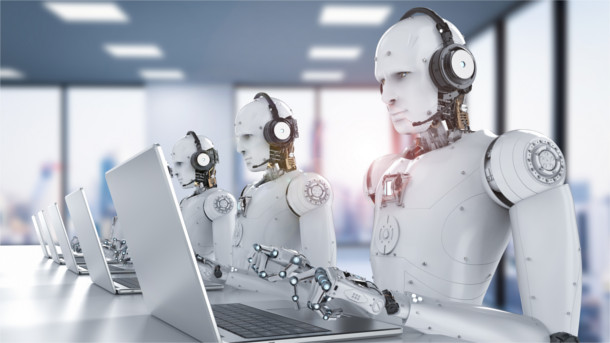 Roboter in der Hotline