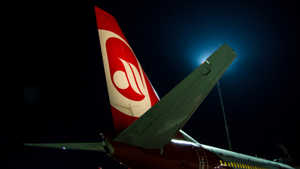Foto von einem Air Berlin Flugzeug