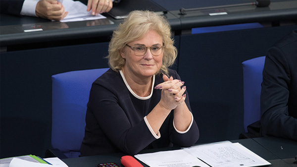 Verbraucherministerin Christine Lambrecht