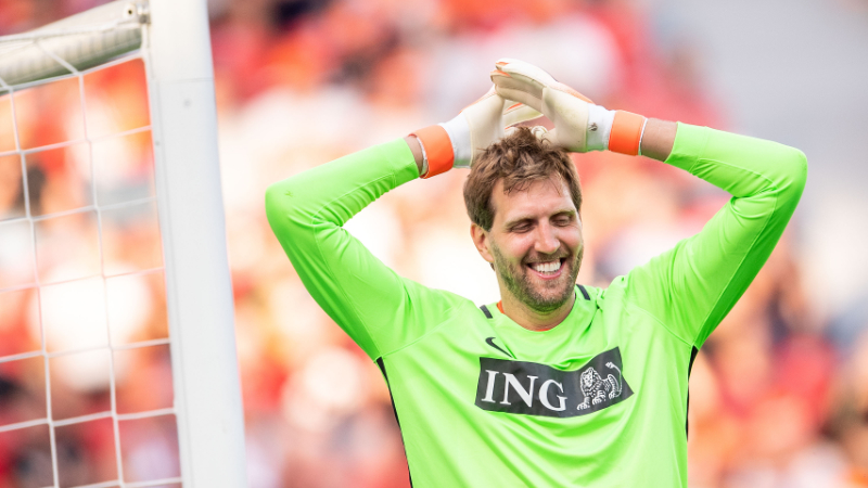 Nowitzki beim Benefiz-Spiel