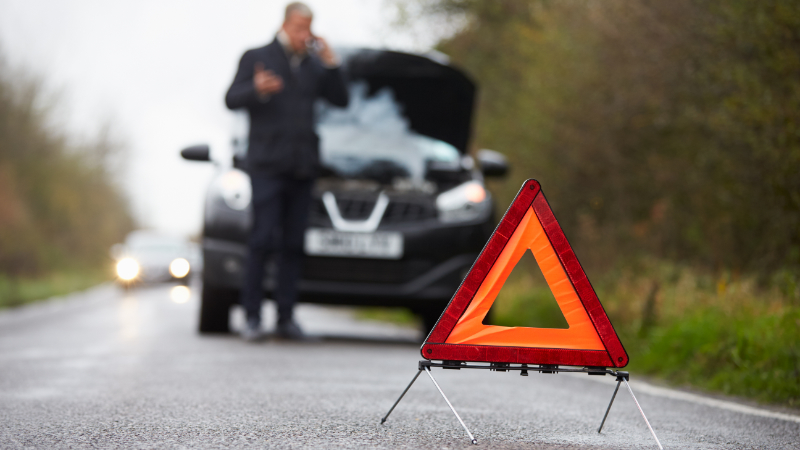 Auto liegengeblieben