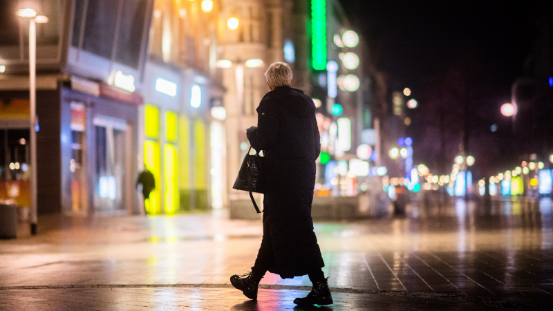 Leere Innenstadt in Hannover