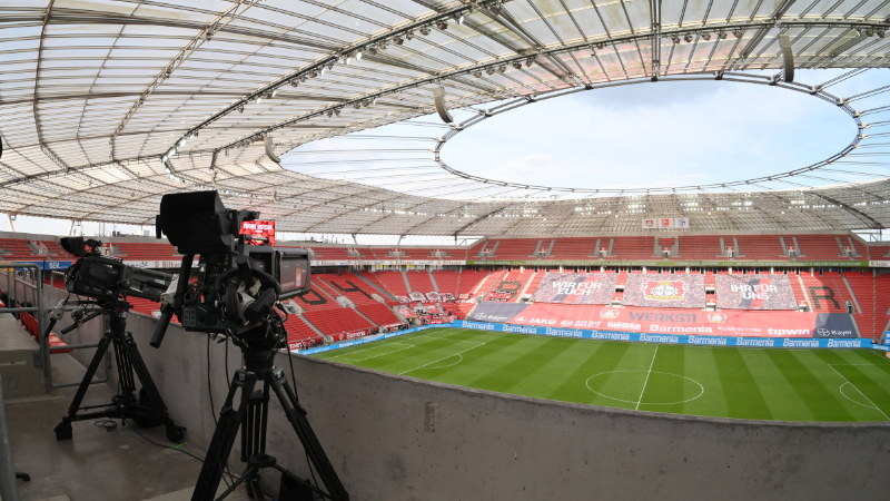 Leeres Staion in Leverkusen