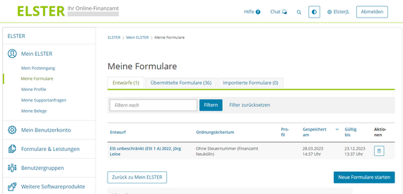Elster Login Zertifikat Durchsuchen Funktioniert Nicht Elster Steuererklärung online: Login, Anleitung, Zertifikat